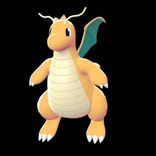 Dragonite (dragonite) game sprite