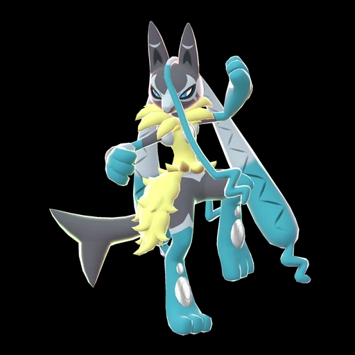 Lucario Mega Z (lucario) game sprite