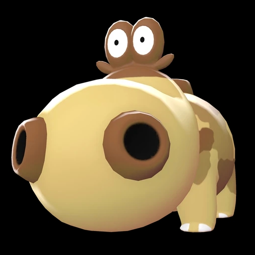 Hippopotas (hippopotas) game sprite