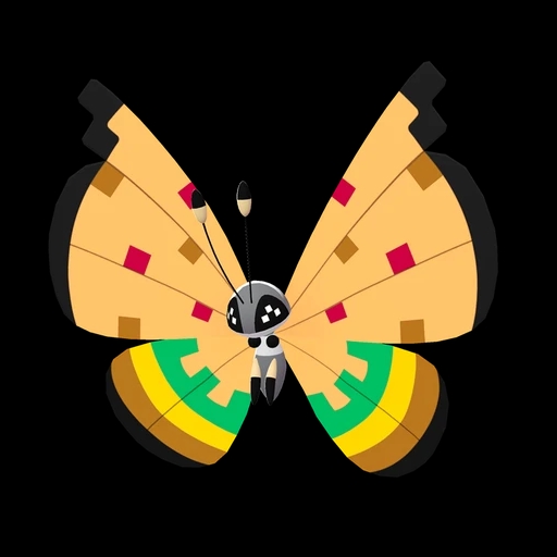 Vivillon High Plains (vivillon) game sprite
