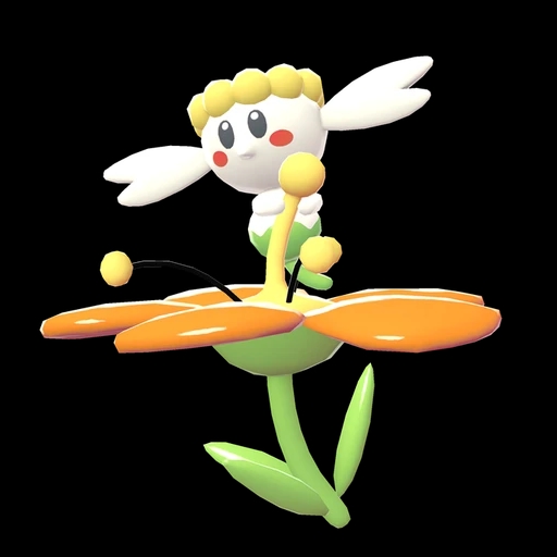 Flabébé Orange Flower (flabebe) game sprite