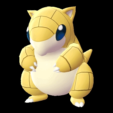 Sandshrew (sandshrew) game sprite