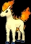 Ponyta (ponyta) game sprite