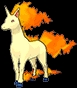 Rapidash (rapidash) game sprite