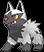 Poochyena (poochyena) game sprite
