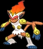Infernape (infernape) game sprite