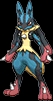 Lucario Mega (lucario) game sprite