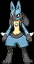 Lucario (lucario) game sprite