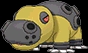 Hippowdon (hippowdon) game sprite