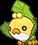 Sewaddle (sewaddle) game sprite