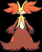 Delphox (delphox) game sprite
