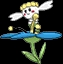 Flabébé Blue Flower (flabebe) game sprite