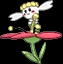 Flabébé Red Flower (flabebe) game sprite