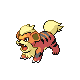 Growlithe (growlithe) game sprite