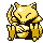 Abra (abra) game sprite