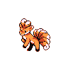 Vulpix (vulpix) game sprite