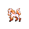 Ponyta (ponyta) game sprite