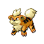 Growlithe (growlithe) game sprite