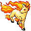 Rapidash (rapidash) game sprite