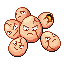 Exeggcute (exeggcute) game sprite