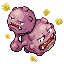 Weezing (weezing) game sprite