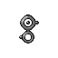 Unown B (unown) game sprite