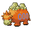 Camerupt (camerupt) game sprite