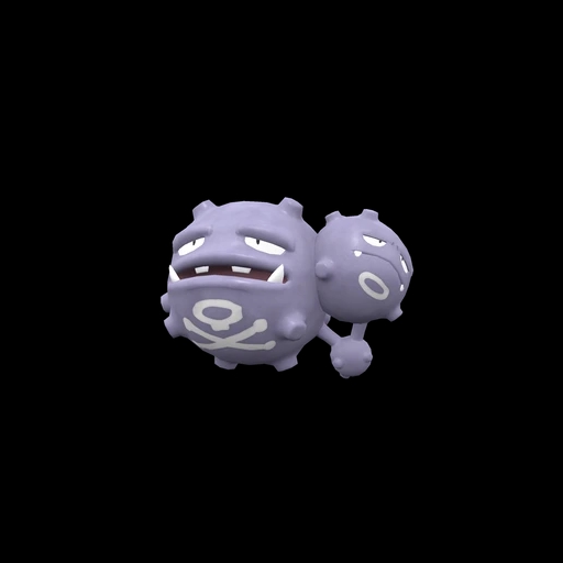 Weezing (weezing) game sprite