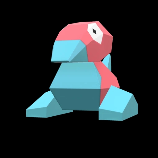 Porygon (porygon) game sprite