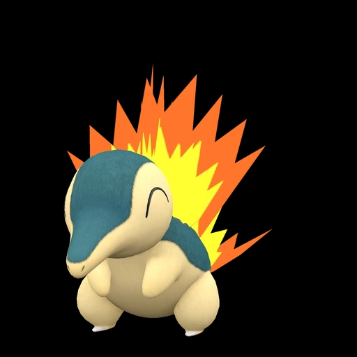 Cyndaquil (cyndaquil) game sprite