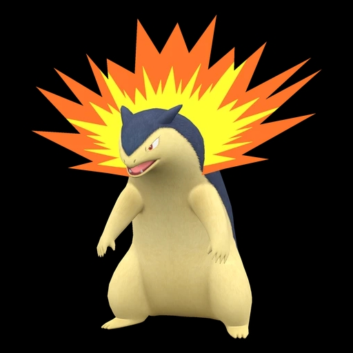 Typhlosion (typhlosion) game sprite