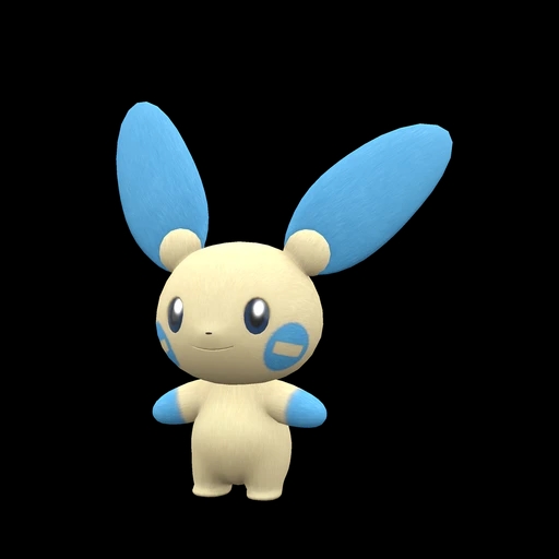 Minun (minun) game sprite