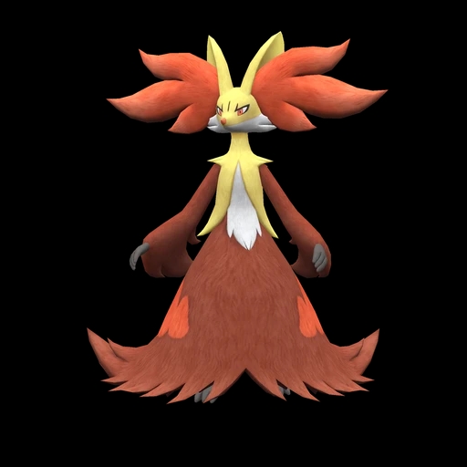 Delphox (delphox) game sprite