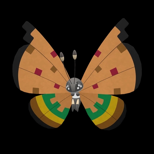 Vivillon High Plains (vivillon) game sprite