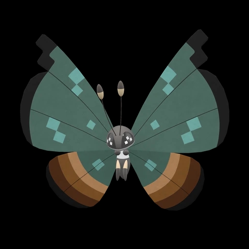 Vivillon Jungle (vivillon) game sprite