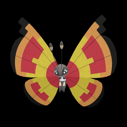 Vivillon Sun (vivillon) game sprite