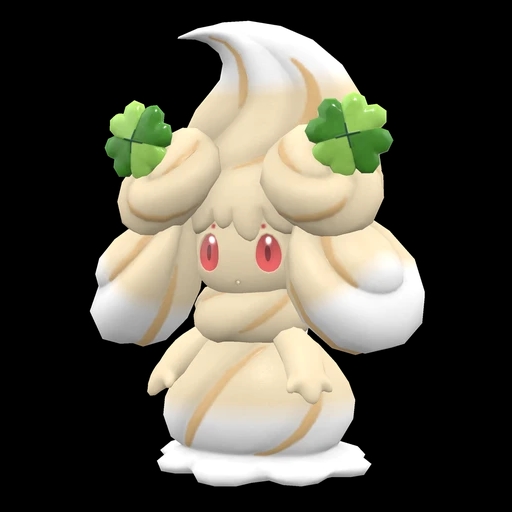 Alcremie Caramel Swirl Clover (alcremie) game sprite