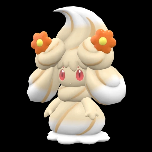 Alcremie Caramel Swirl Flower (alcremie) game sprite