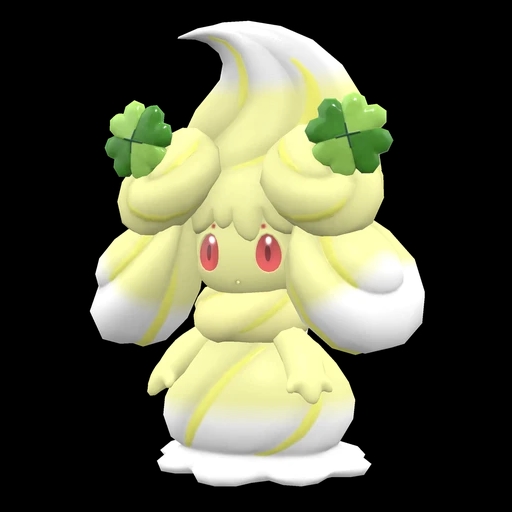 Alcremie Lemon Cream Clover (alcremie) game sprite