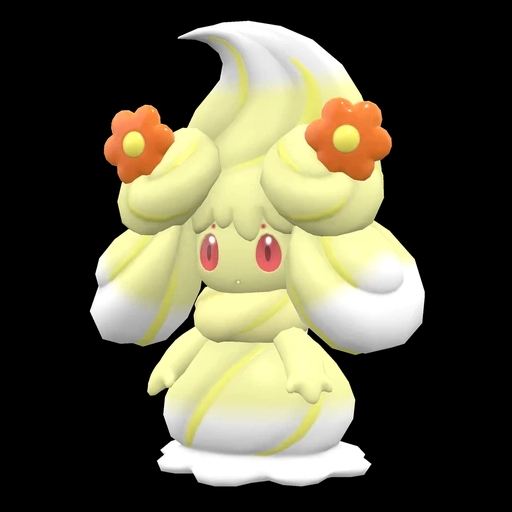 Alcremie Lemon Cream Flower (alcremie) game sprite