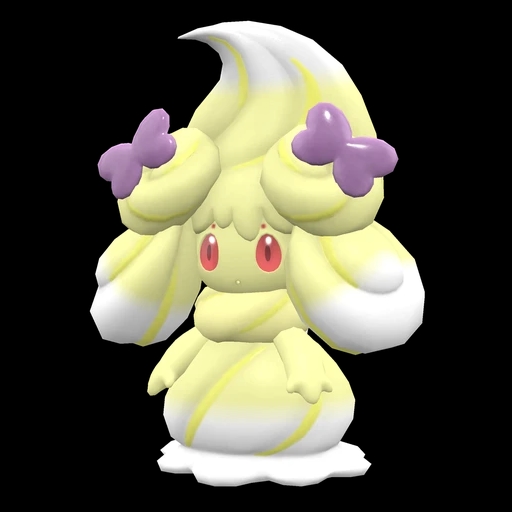 Alcremie Lemon Cream Ribbon (alcremie) game sprite