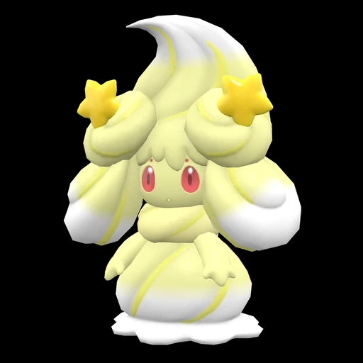 Alcremie Lemon Cream Star (alcremie) game sprite