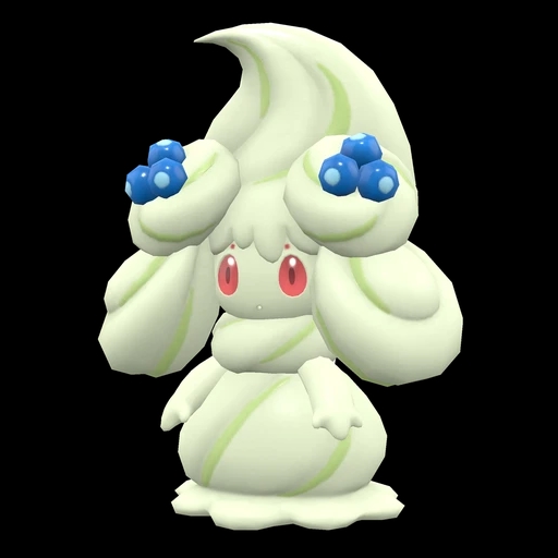 Alcremie Matcha Cream Berry (alcremie) game sprite