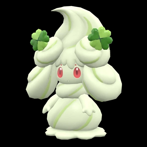 Alcremie Matcha Cream Clover (alcremie) game sprite