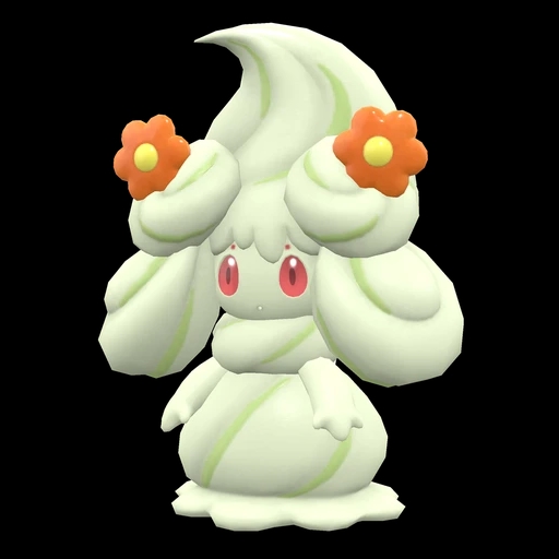 Alcremie Matcha Cream Flower (alcremie) game sprite