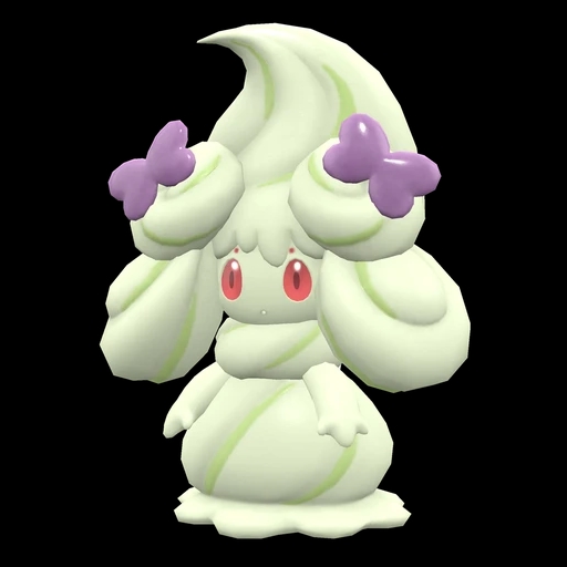 Alcremie Matcha Cream Ribbon (alcremie) game sprite