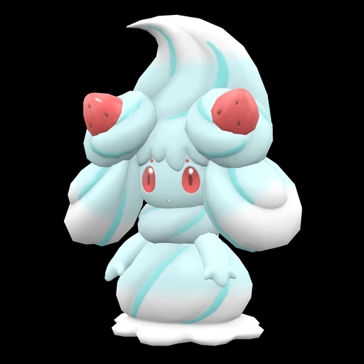 Alcremie Mint Cream Strawberry (alcremie) game sprite