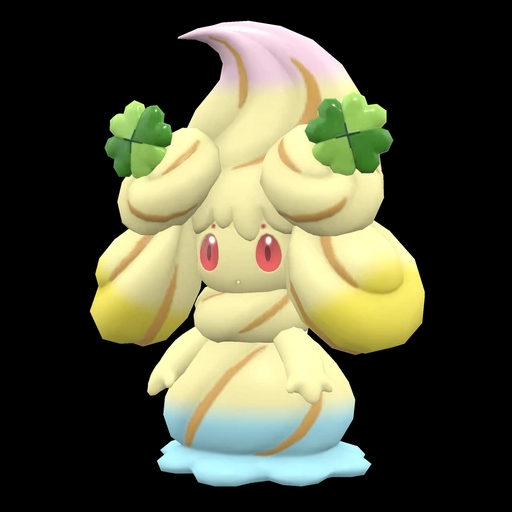 Alcremie Rainbow Swirl Clover (alcremie) game sprite