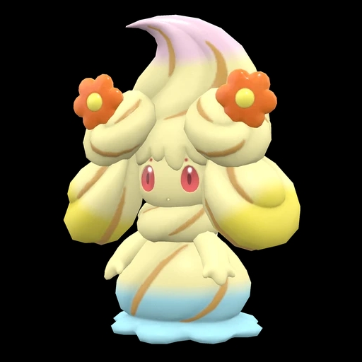 Alcremie Rainbow Swirl Flower (alcremie) game sprite