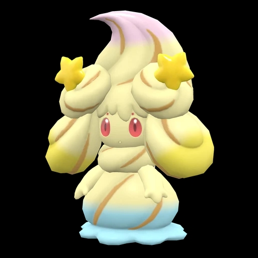 Alcremie Rainbow Swirl Star (alcremie) game sprite